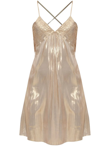 Zadigvoltaire Metallic Effect Mini Dress