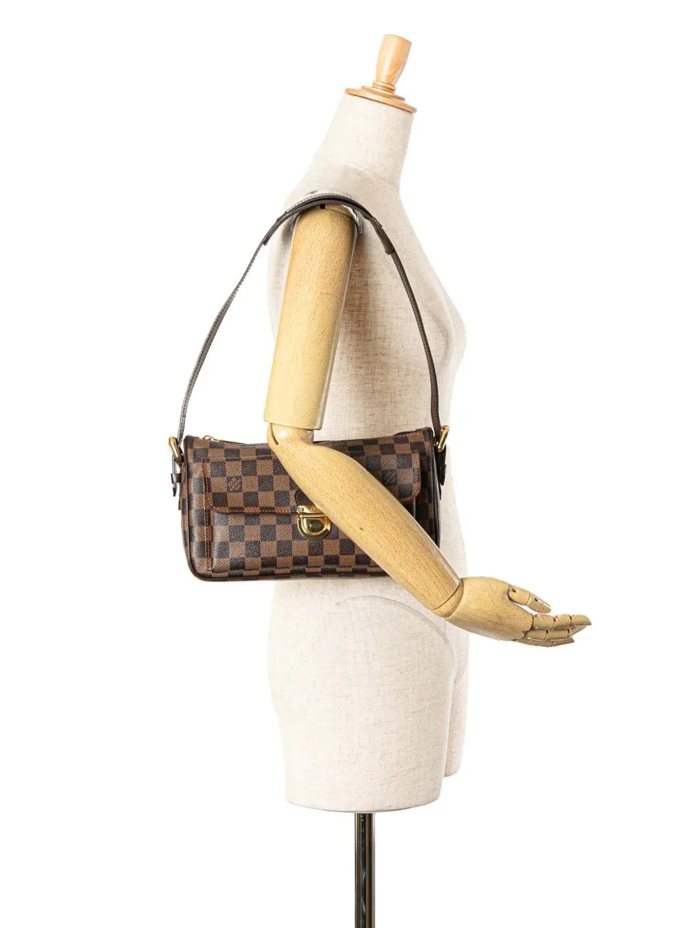 Louis Vuitton Pre Owned 2006 Damier Ebene Ravello Gm Shoulder Bag