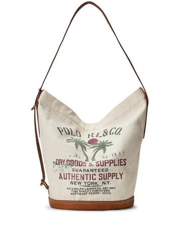 Polo Ralph Lauren Logo Print Shoulder Bag