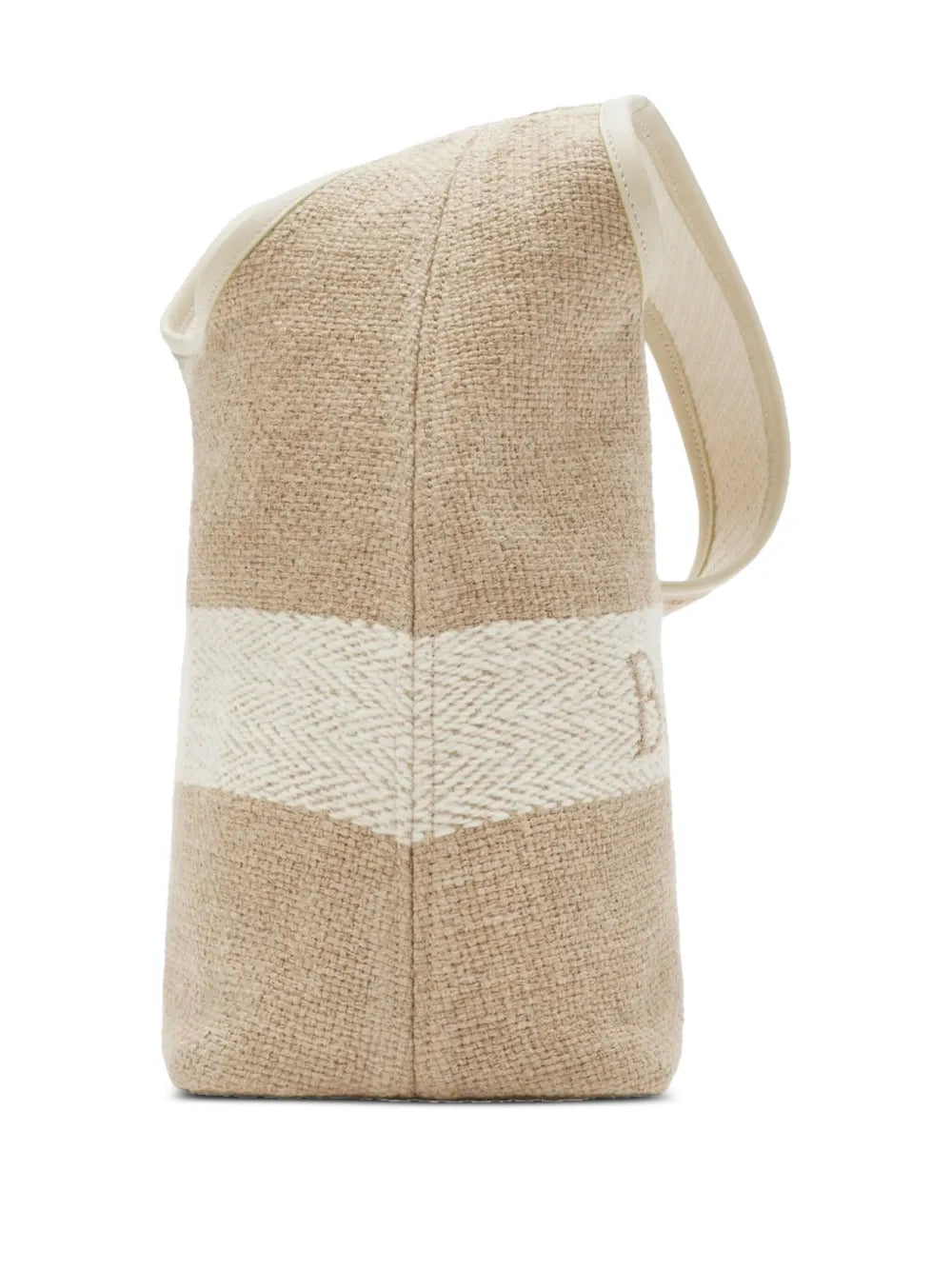 Burberry Small Logo Embellished Canvas Shoulder Bag