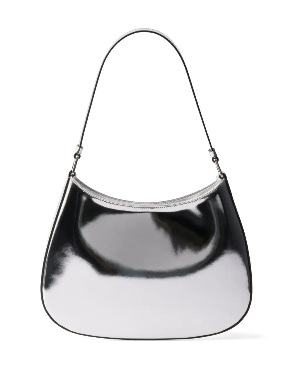 Prada Cleo Printed Brushed Leather Shoulder Bag