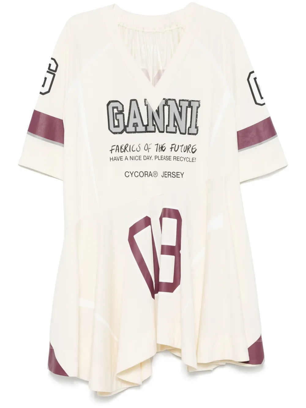 Ganni Future Mesh Mini Dress