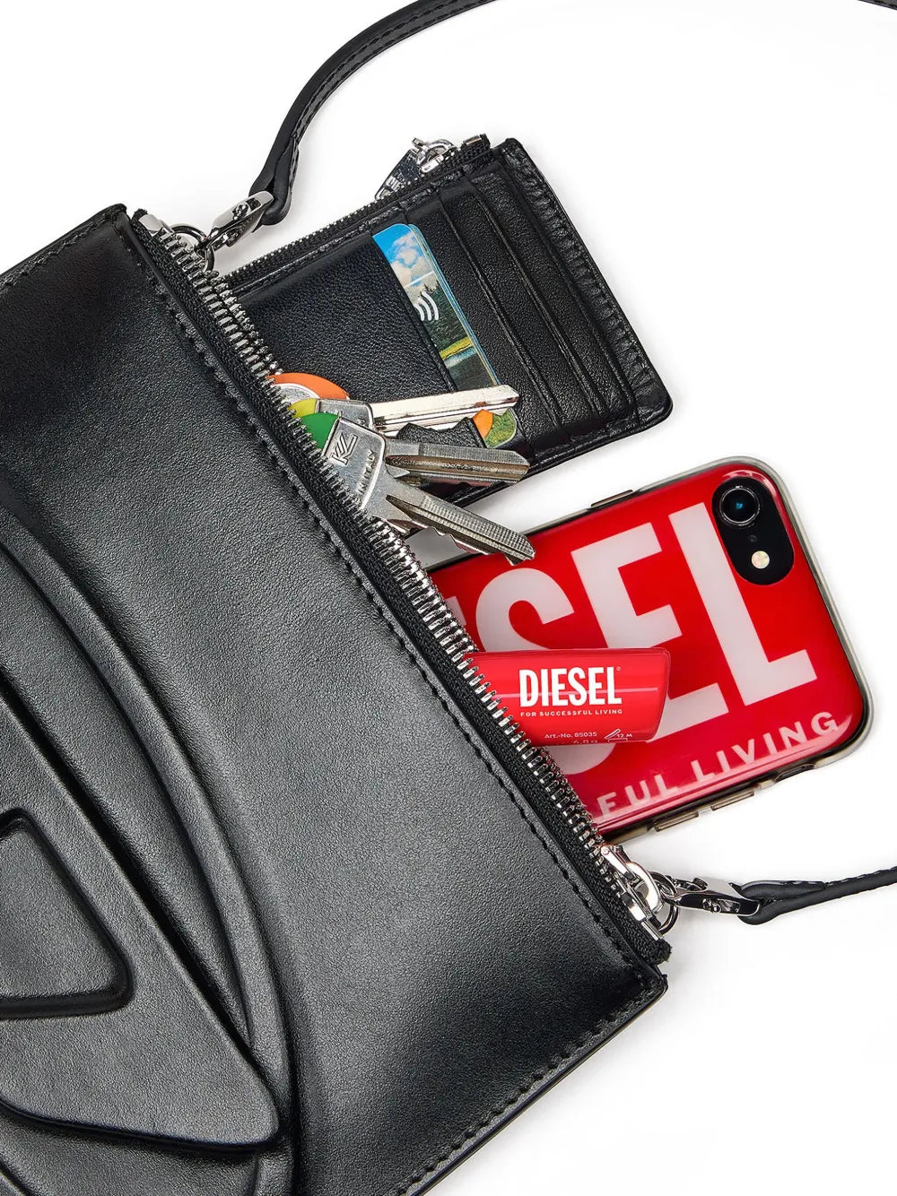 Diesel 1Dr Twin Shoulder Bag