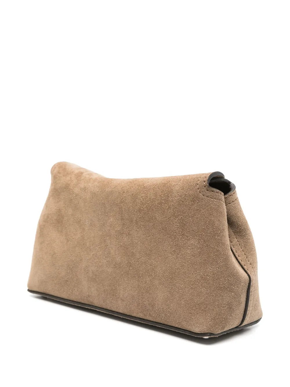 Toteme T Lock Suede Shoulder Bag