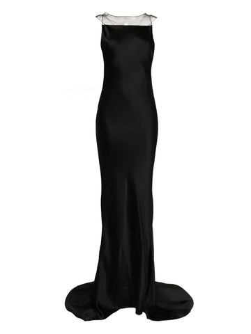 Maison Margiela Hammered Satin Gown