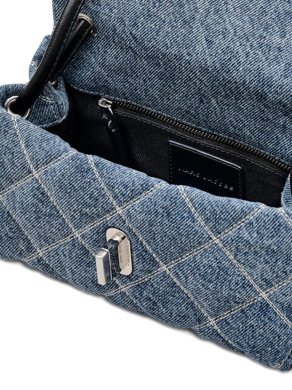Marc Jacobs The Quilted Denim Mini Dual Shoulder Bag