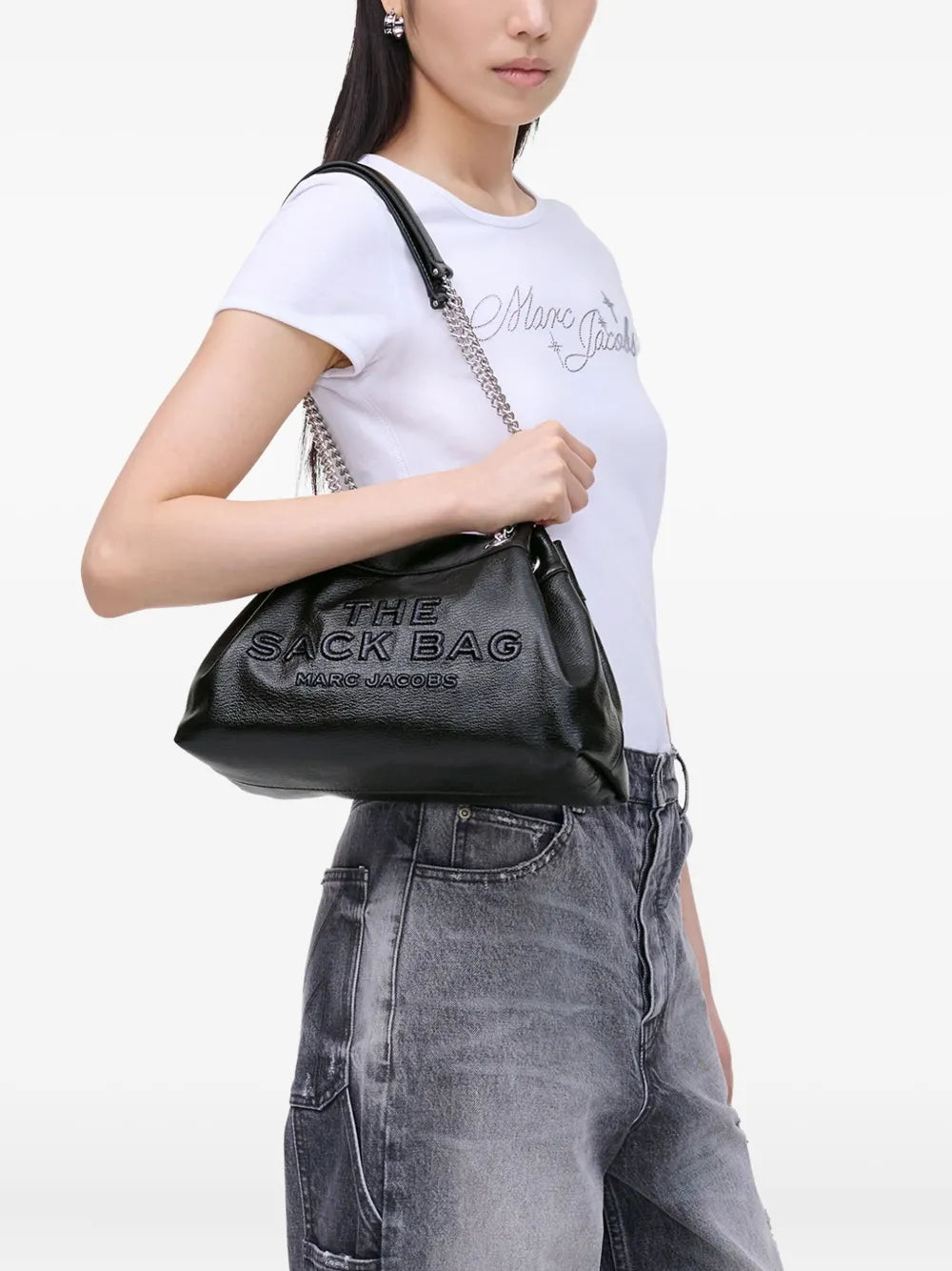 Marc Jacobs The Leather Chain Sack Bag