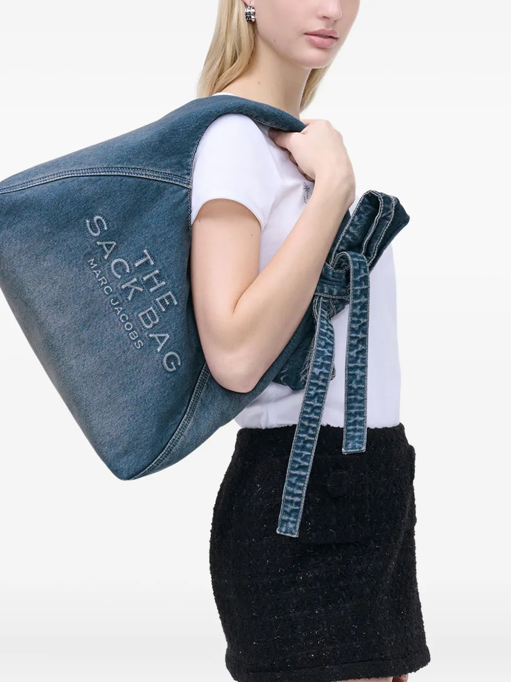 Marc Jacobs The Bow Denim Sack Bag