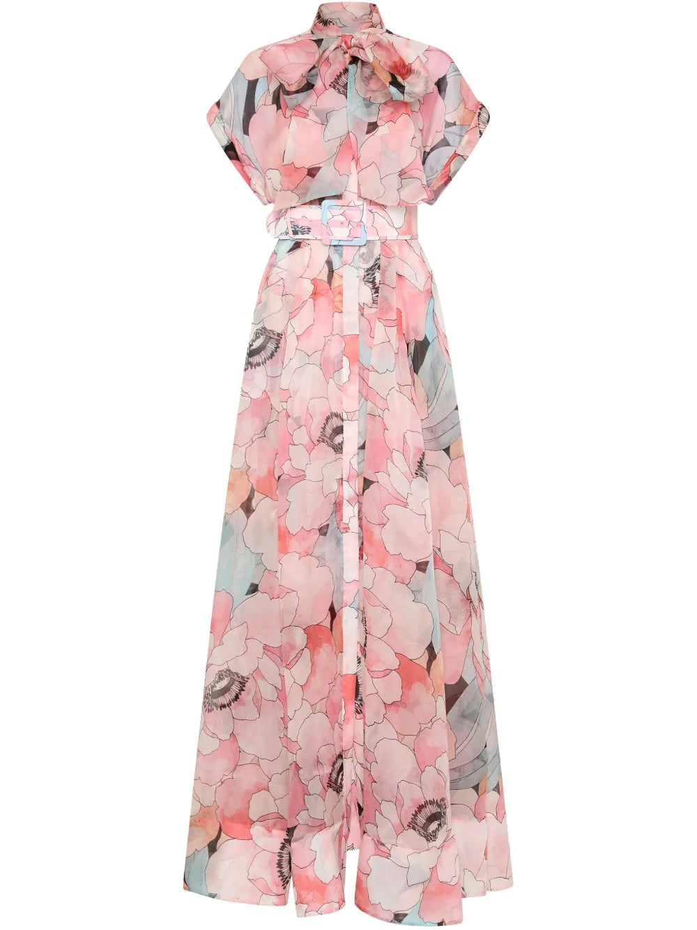 Rebecca Vallance Floral Print Gown
