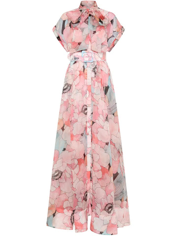 Rebecca Vallance Floral Print Gown