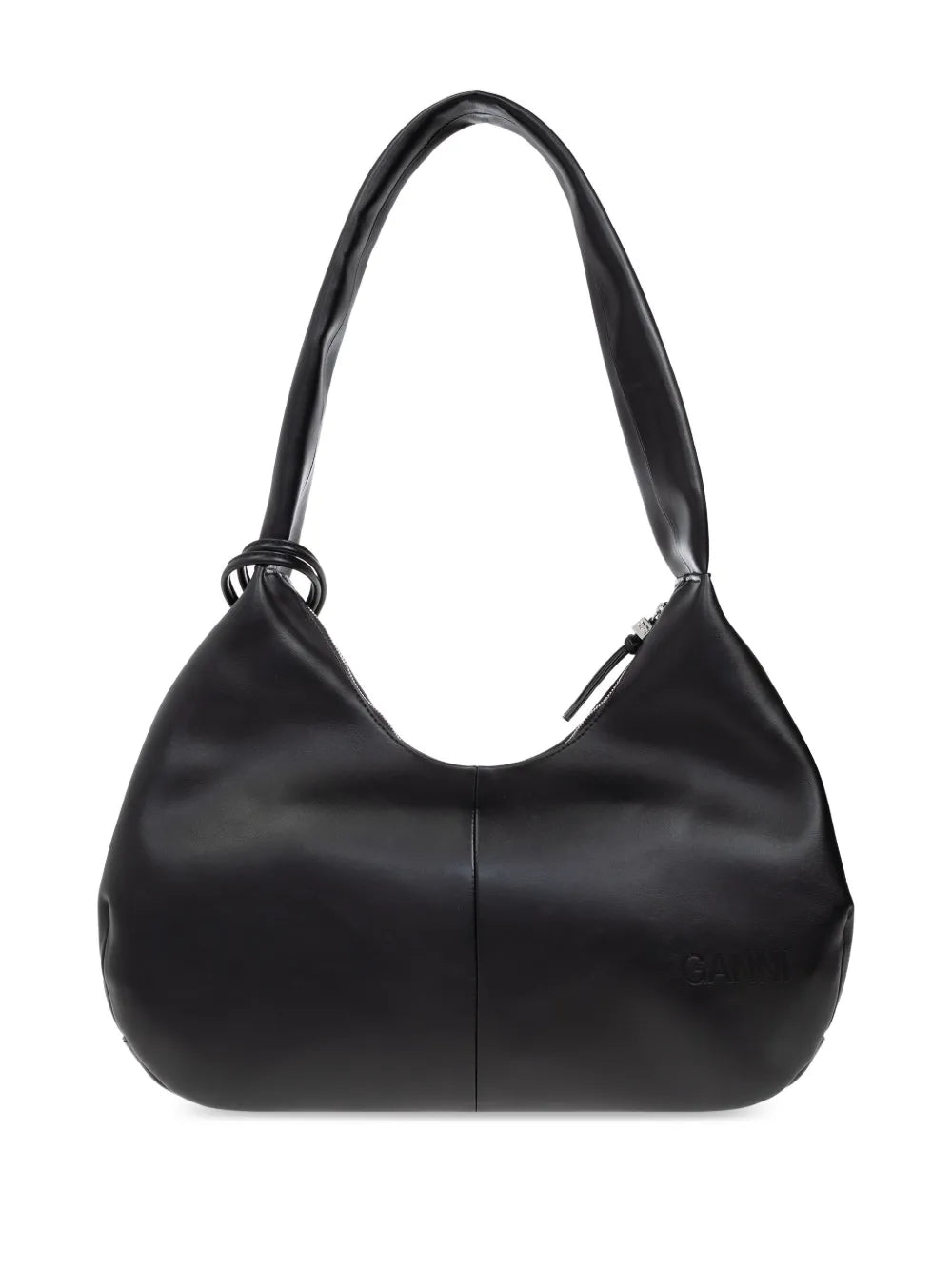 Ganni Tonal Logo Plaque Shoulder Bag