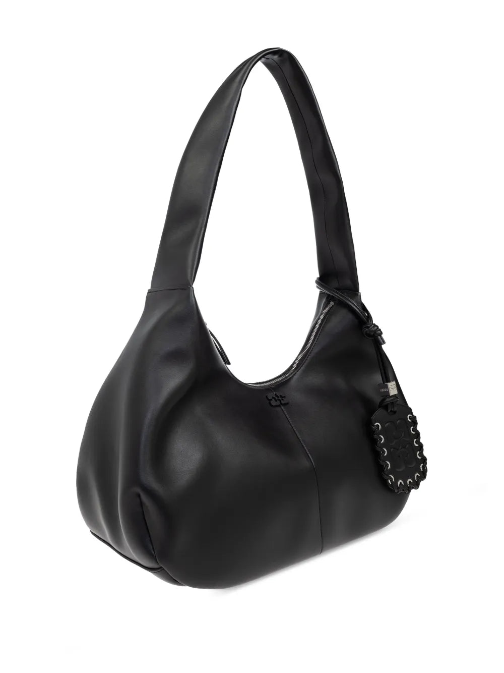 Ganni Tonal Logo Plaque Shoulder Bag