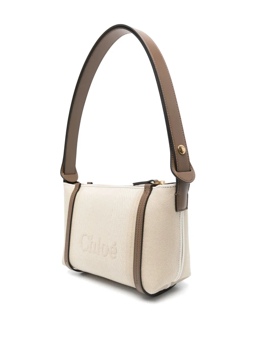 Chloe Logo Jacquard Shoulder Bag