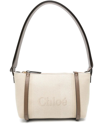 Chloe Logo Jacquard Shoulder Bag