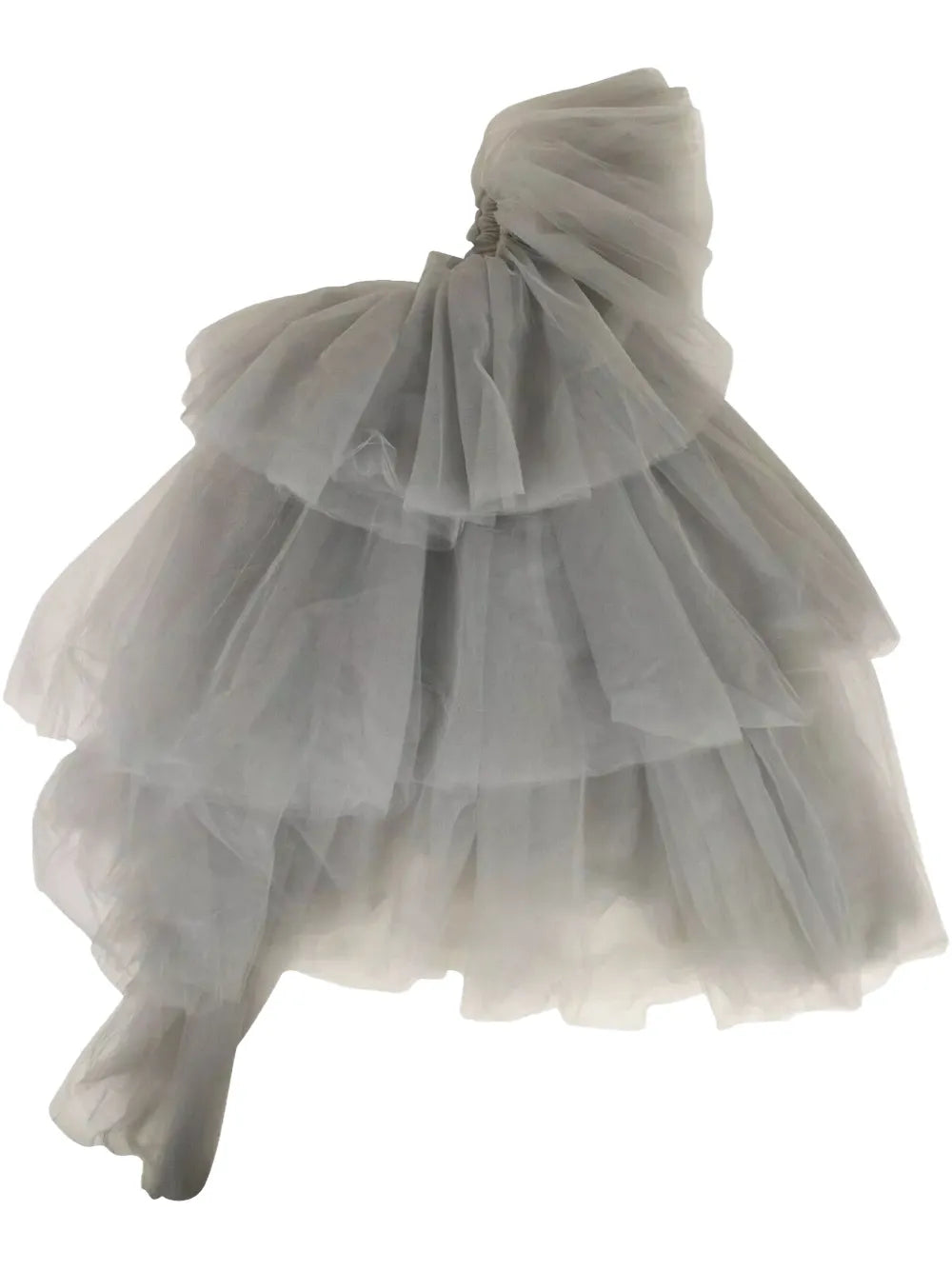 Off White Tulle Raptor Maxi Dress