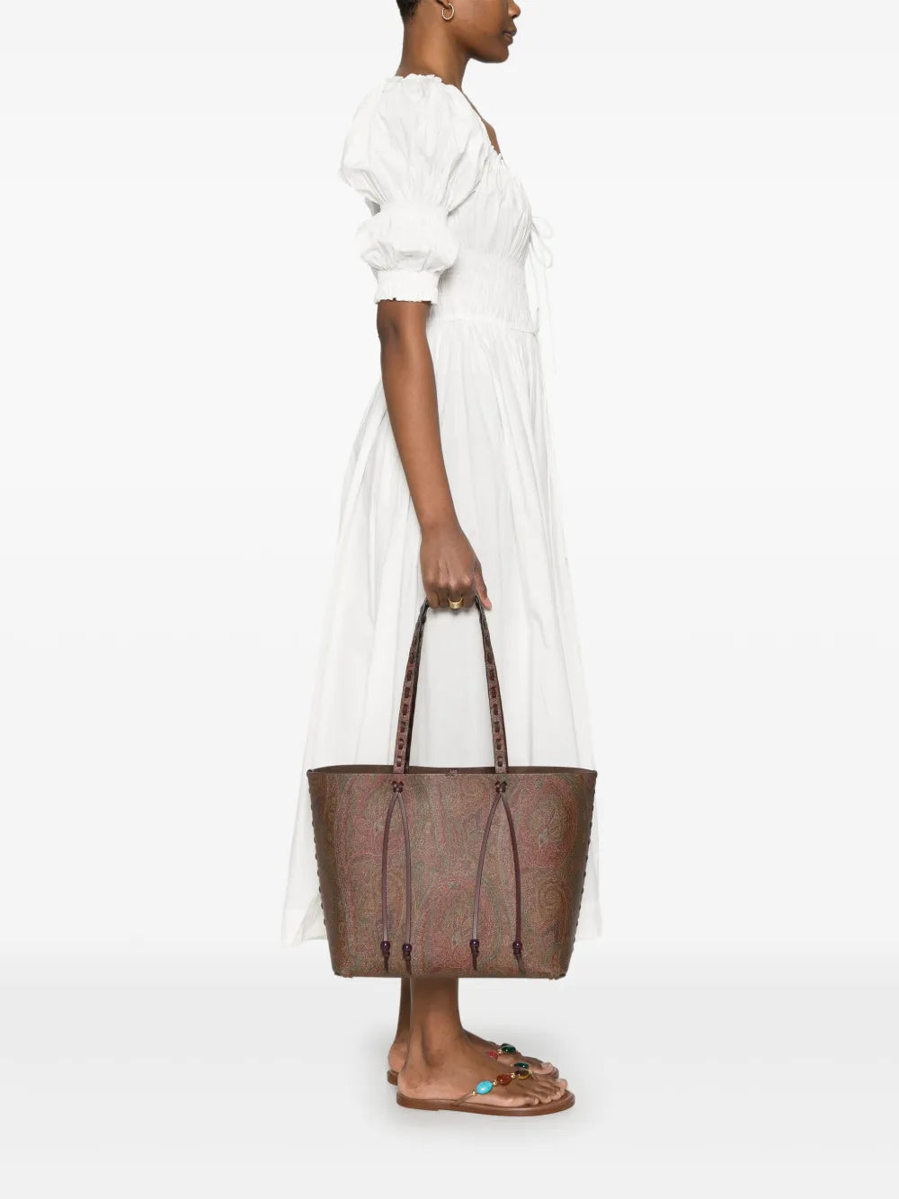 Etro Paisley Jacquard Shoulder Bag