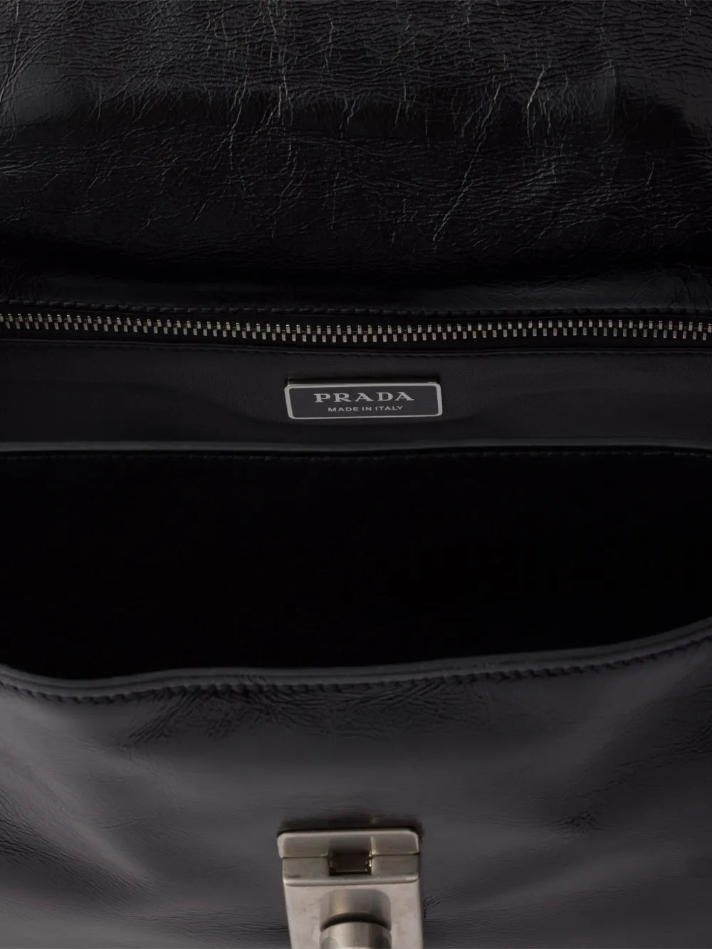 Prada Medium Leather Shoulder Bag
