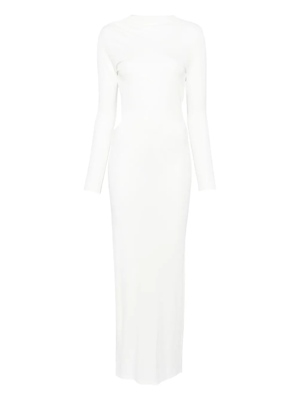 Self Portrait Gathered Jersey Maxi Dress