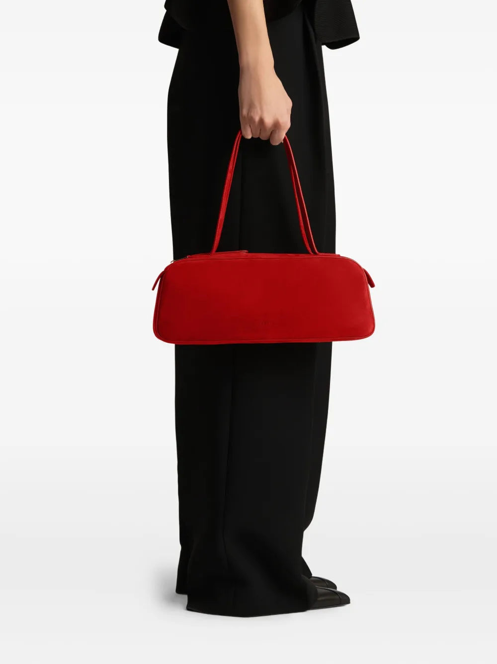 Khaite Simona Suede Shoulder Bag