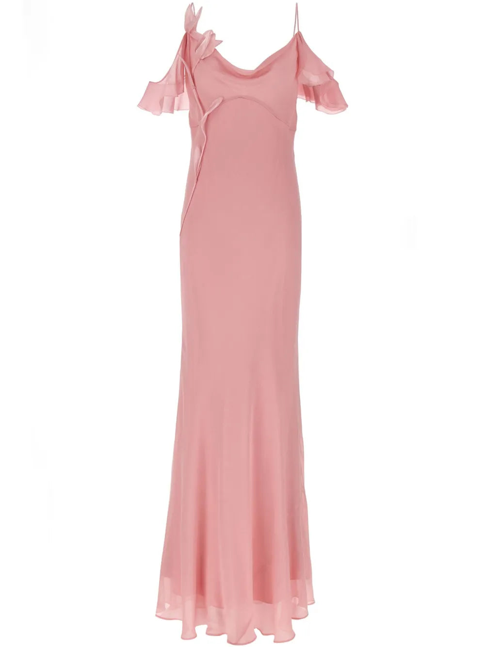 Self Portrait Georgette Flower Maxi Dress