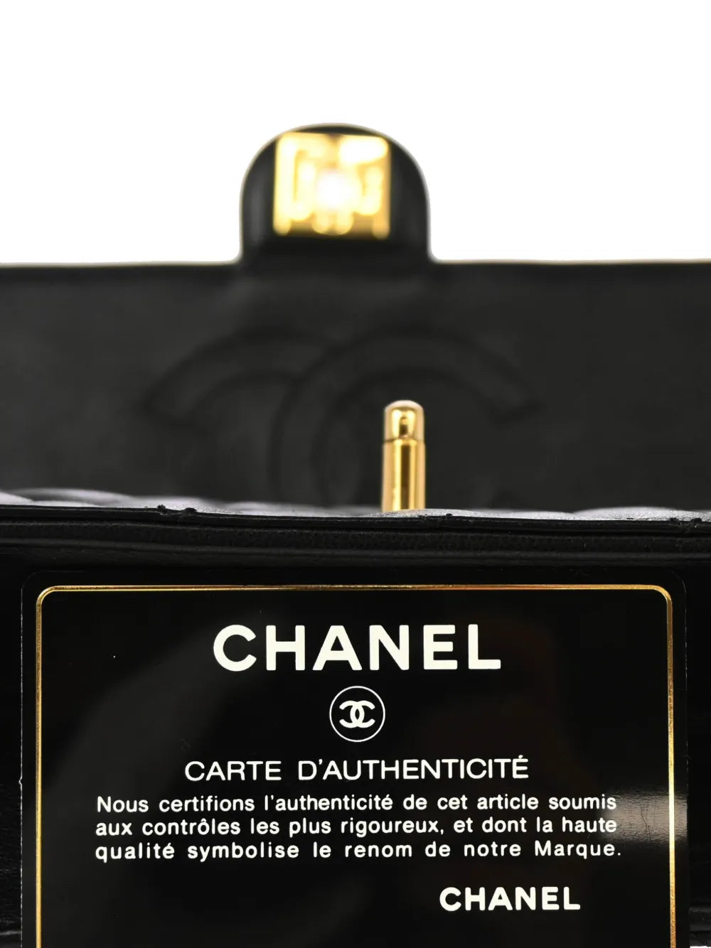 Chanel Pre Owned 2008 Medium Half Flap Shoulder Bag
