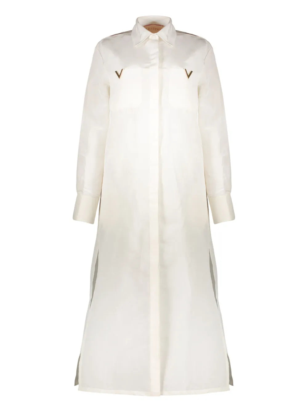 Valentino Garavani Vlogo Signature Shirt Maxi Dress