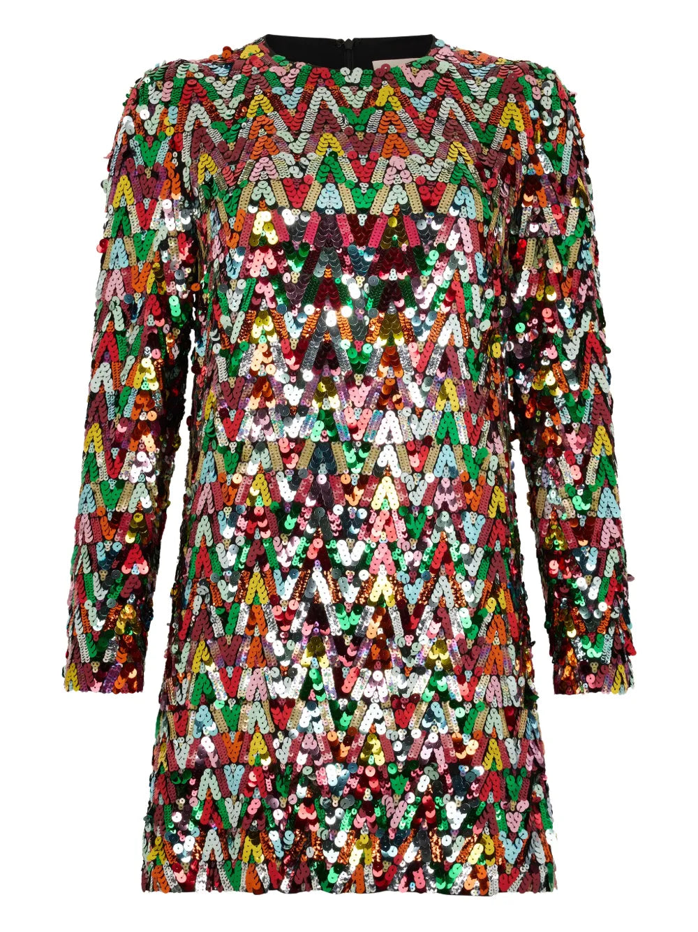 Valentino Garavani Sequin Pattern Mini Dress