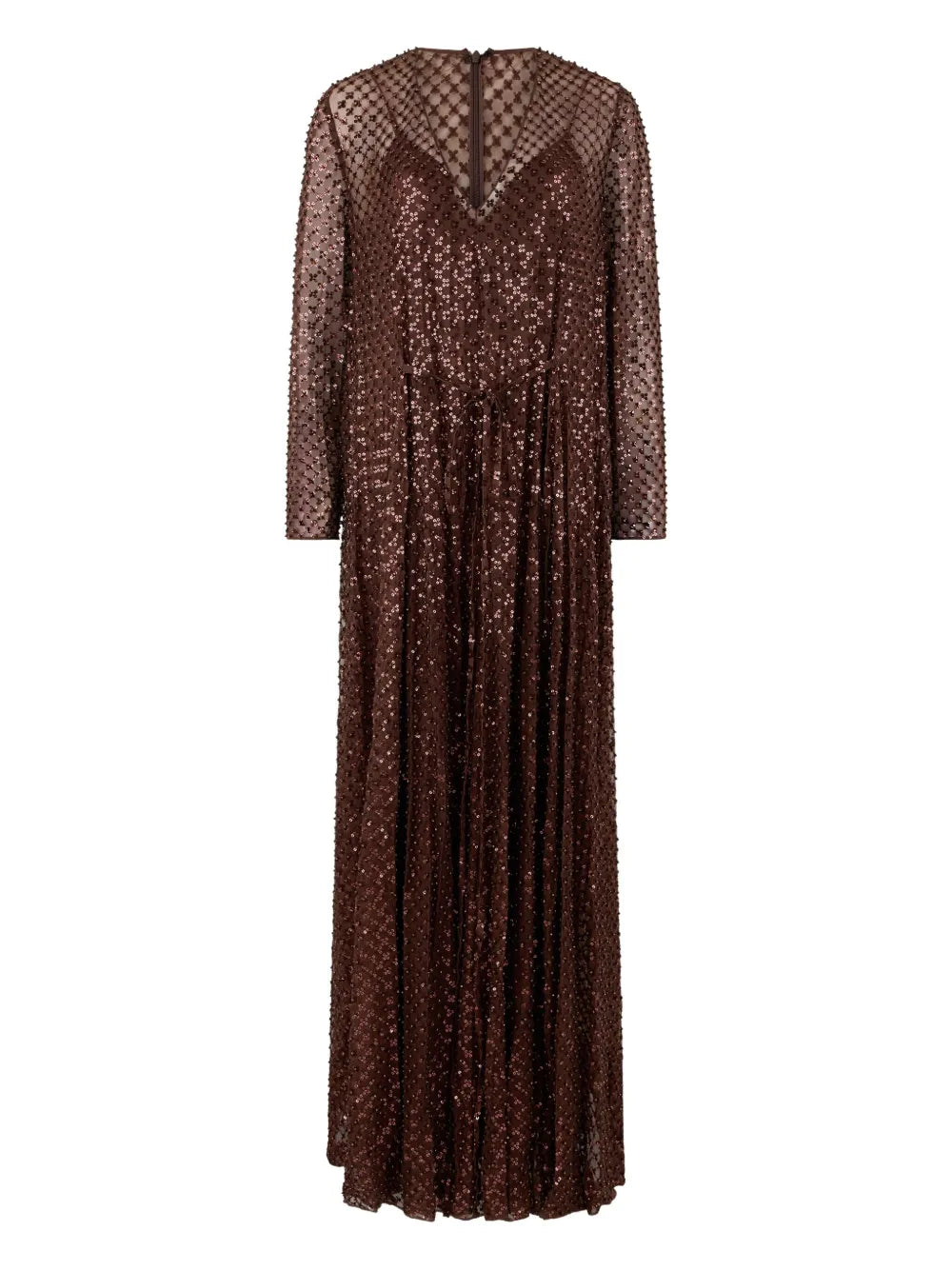 Valentino Garavani Sequin Embellished Maxi Dress