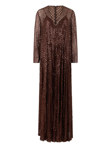 Valentino Garavani Sequin Embellished Maxi Dress
