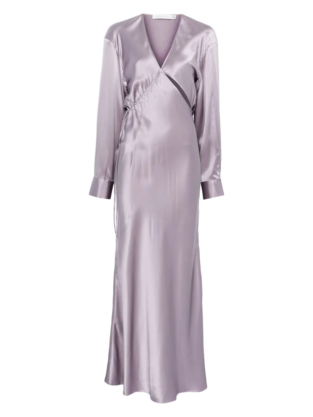Christopher Esber Cross Cut Silk Maxi Dress
