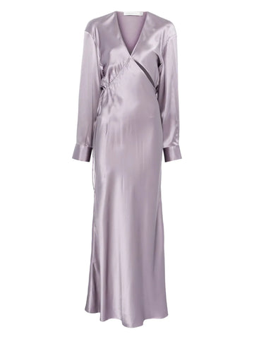 Christopher Esber Cross Cut Silk Maxi Dress