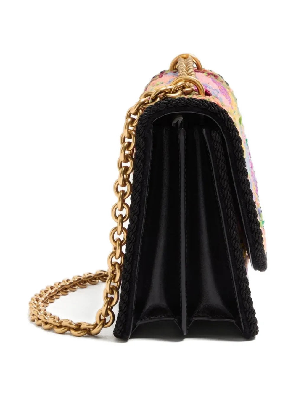 Valentino Garavani Floral Embroidered Mini Shoulder Bag