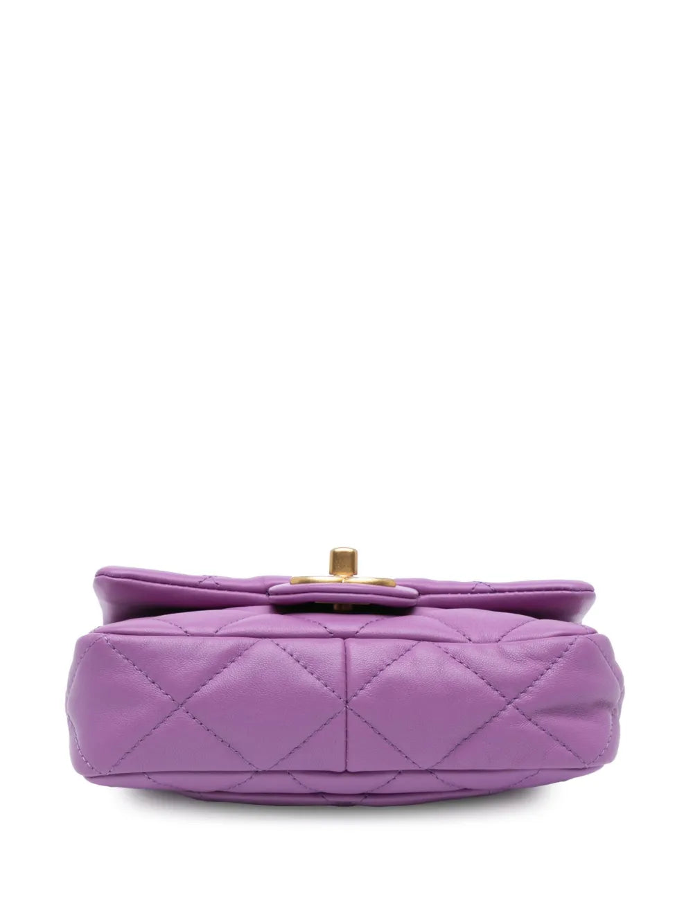 Chanel Pre Owned 2021 2024 Mini Quilted Lambskin Funky Town Flap Shoulder Bag
