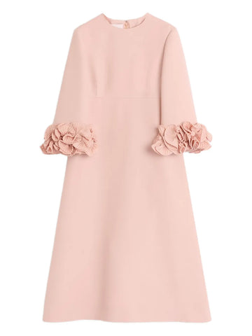 Valentino Garavani Midi Crepe Couture Midi Dress