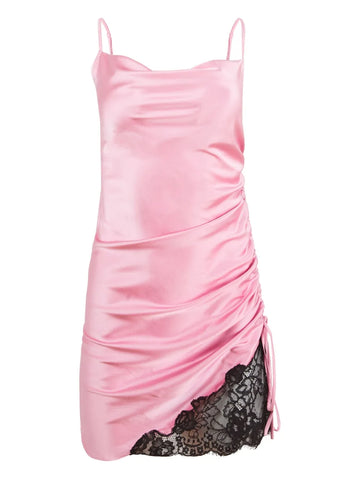 Fleur Du Mal Silk Satin Dress