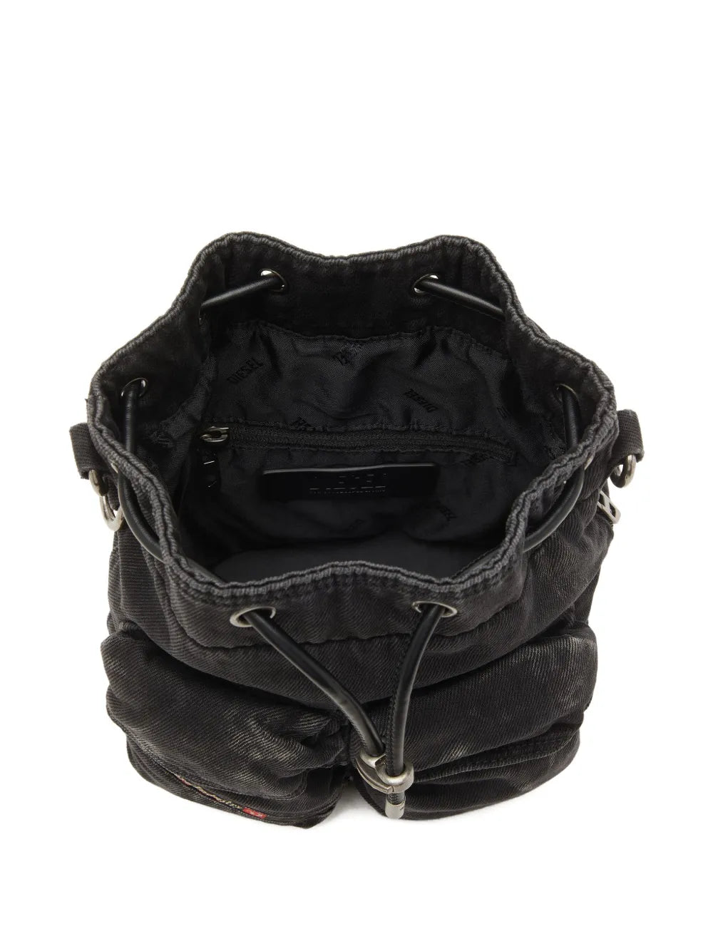Diesel Drawstring Pocket Shoulder Bag