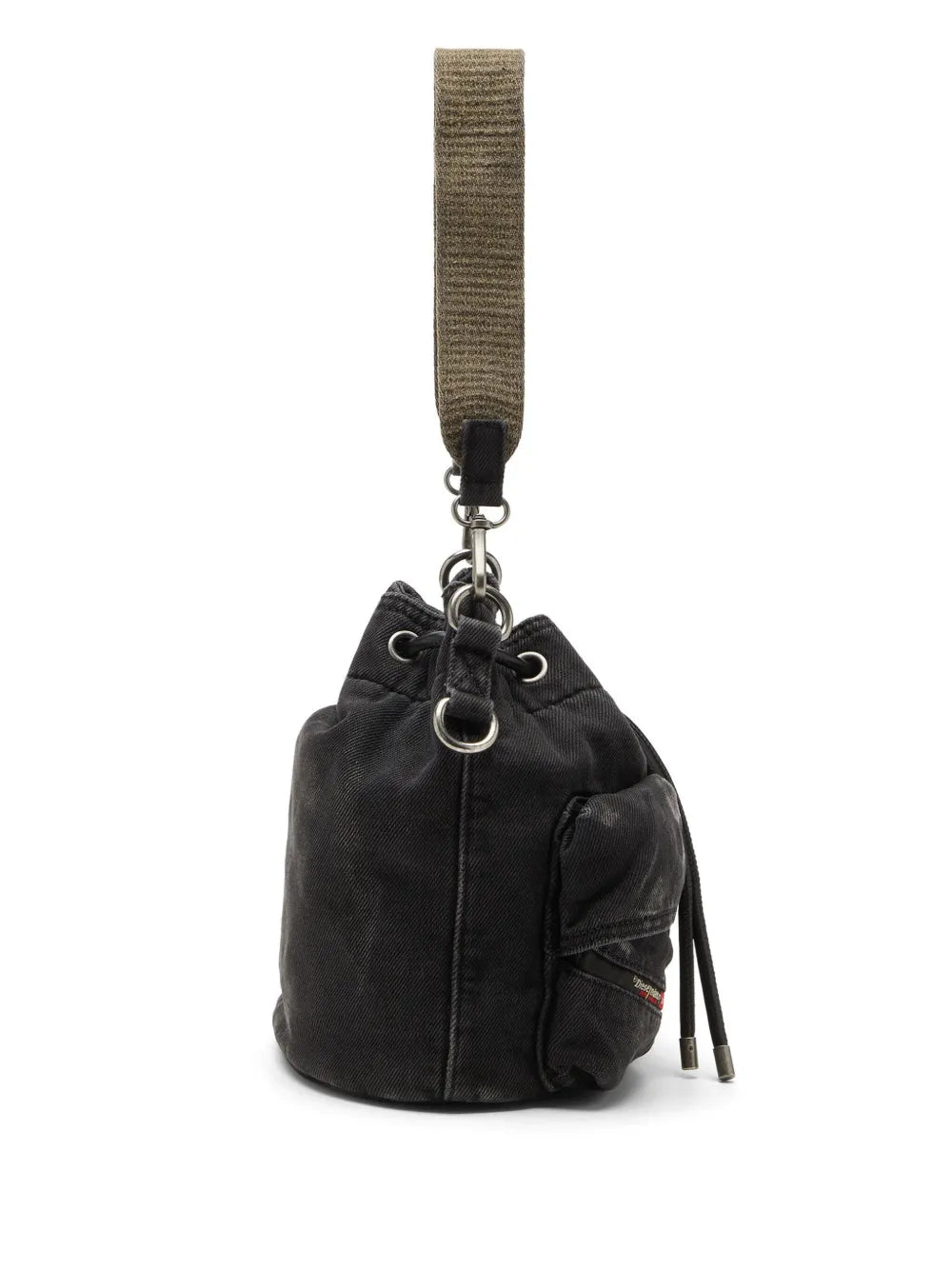 Diesel Drawstring Pocket Shoulder Bag