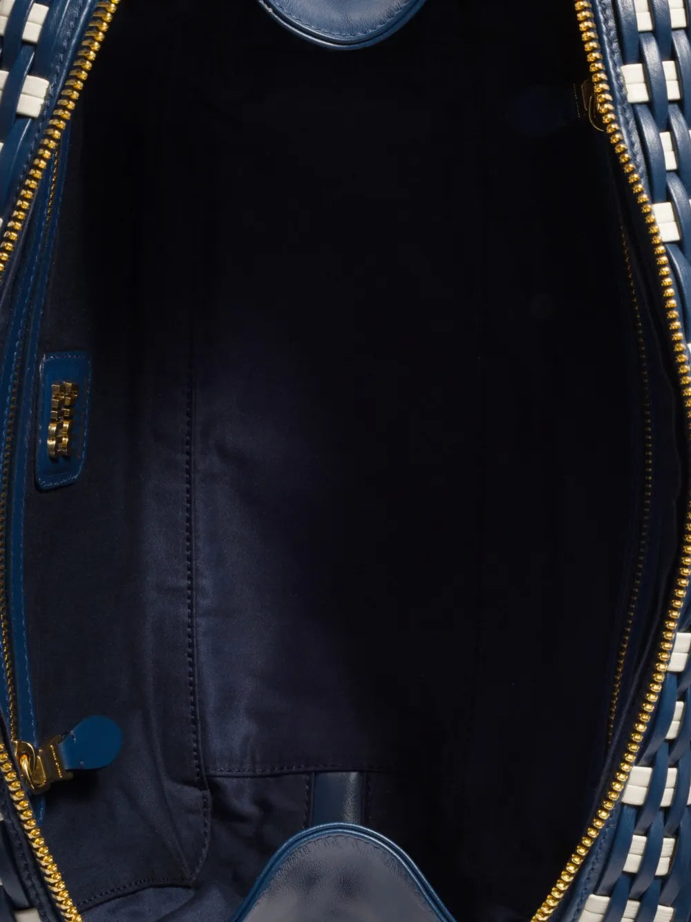 Miu Miu Beau Woven Design Shoulder Bag