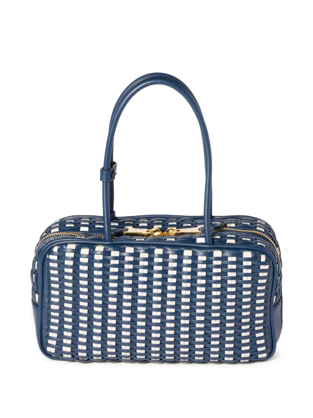 Miu Miu Beau Woven Design Shoulder Bag