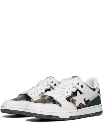 A Bathing Ape?Sk8 Sta #2 Camouflage-Panel Sneakers
