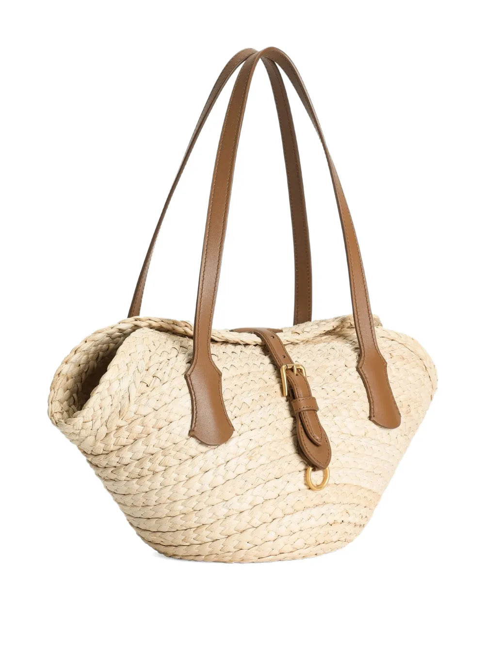 Dolce Gabbana Woven Raffia Basket Bag