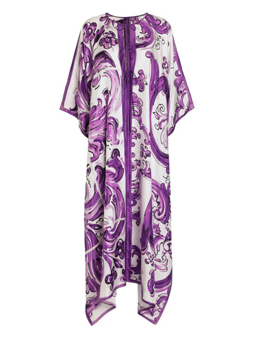 Dolce Gabbana Majolica Print Dress