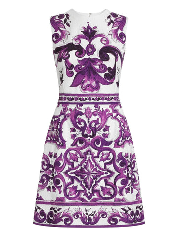 Dolce Gabbana Graphic Print Dress