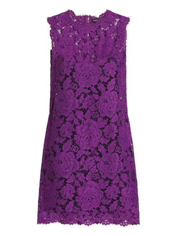 Dolce Gabbana Dna Lace Mini Dress