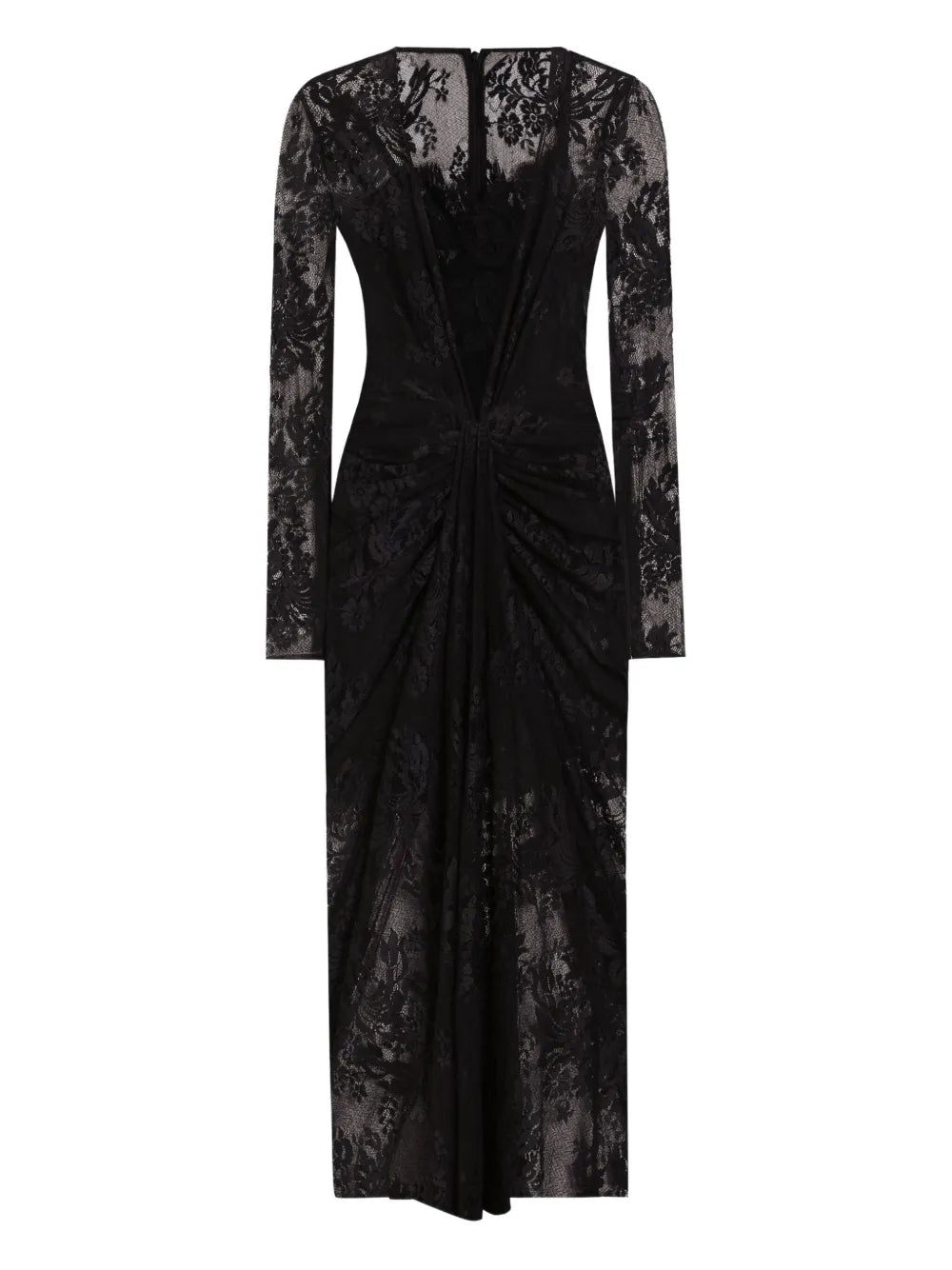 Dolce Gabbana Lace Long Sleeve Dress