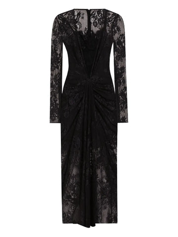 Dolce Gabbana Lace Long Sleeve Dress