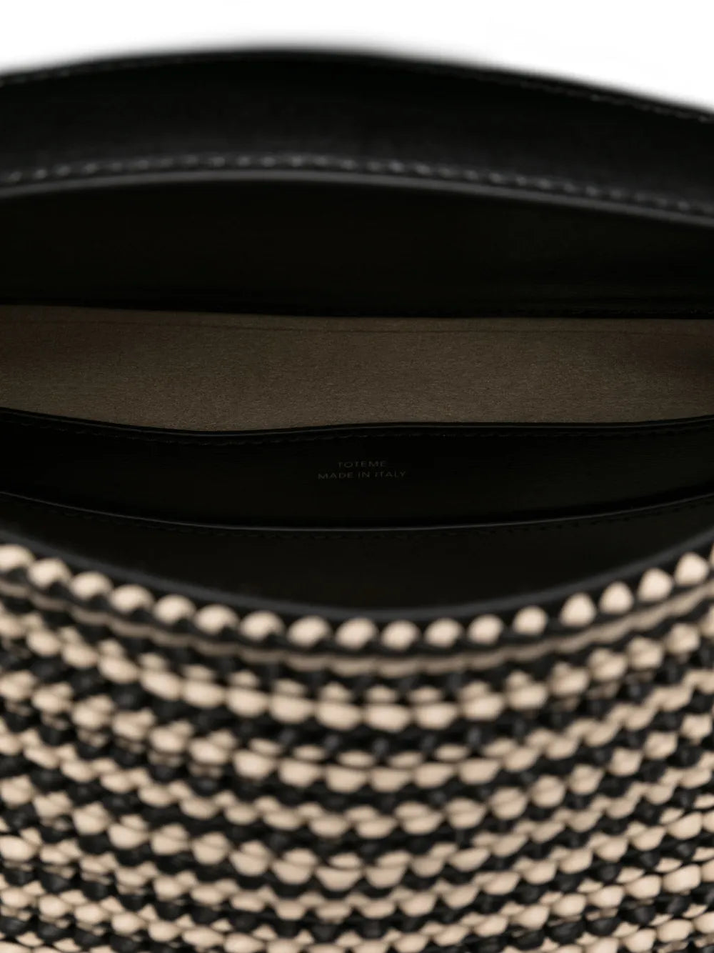 Toteme Woven Leather Top Handle Bag