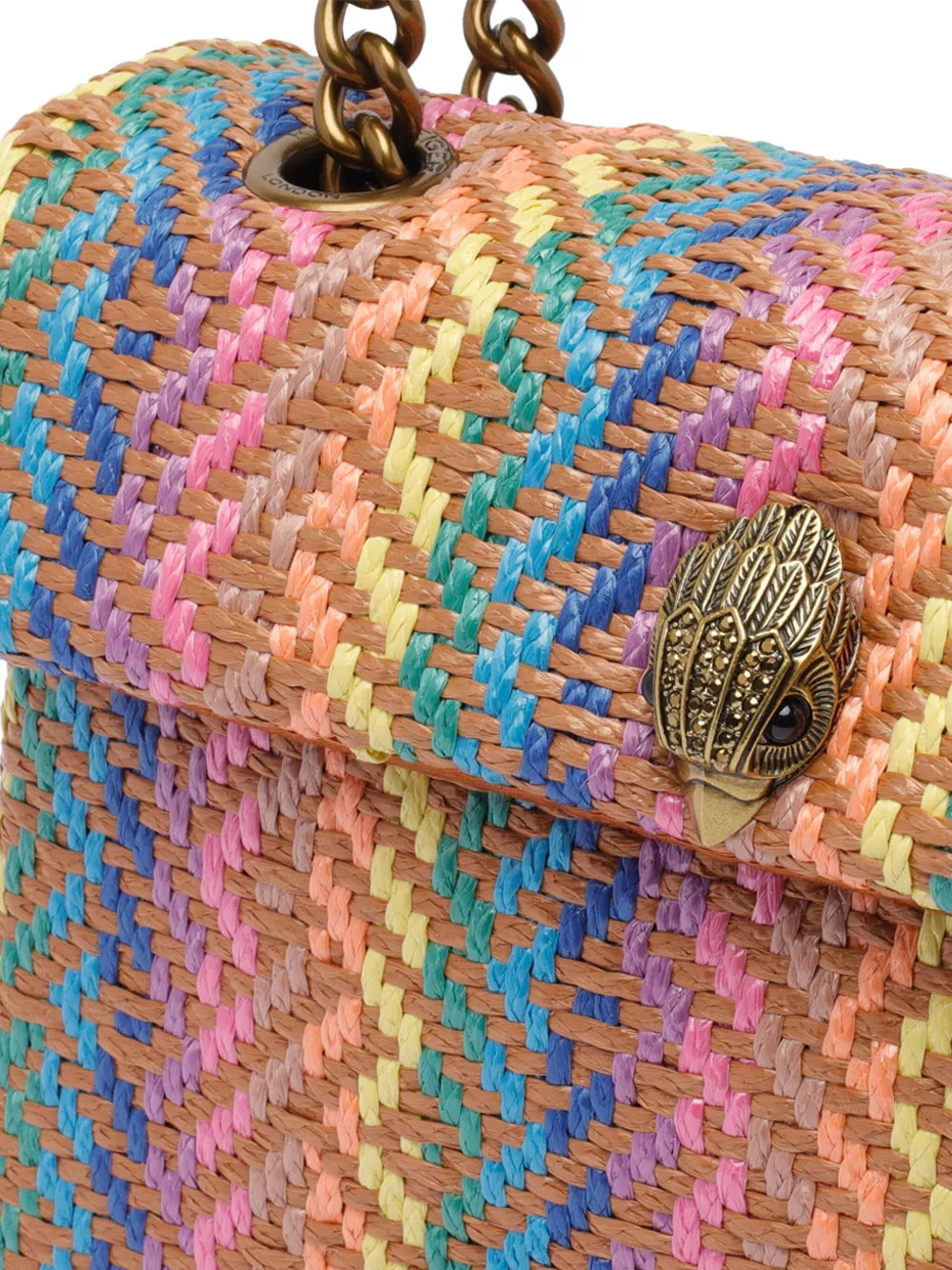Kurt Geiger London Kensington Woven Chevron Shoulder Bag
