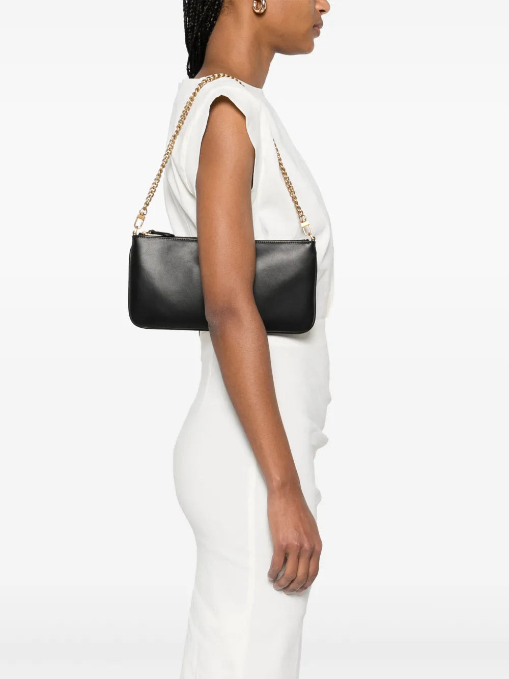 Pinko Horizontal Flat Shoulder Bag