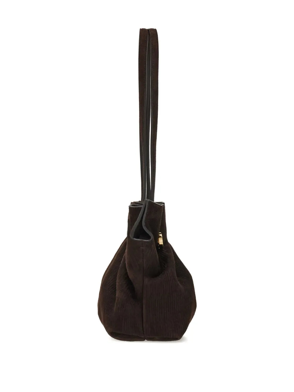 Ferragamo Suede Soft Shoulder Bag